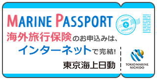 海外旅行保険のお申し込みはインターネットで完結　東京海上日動